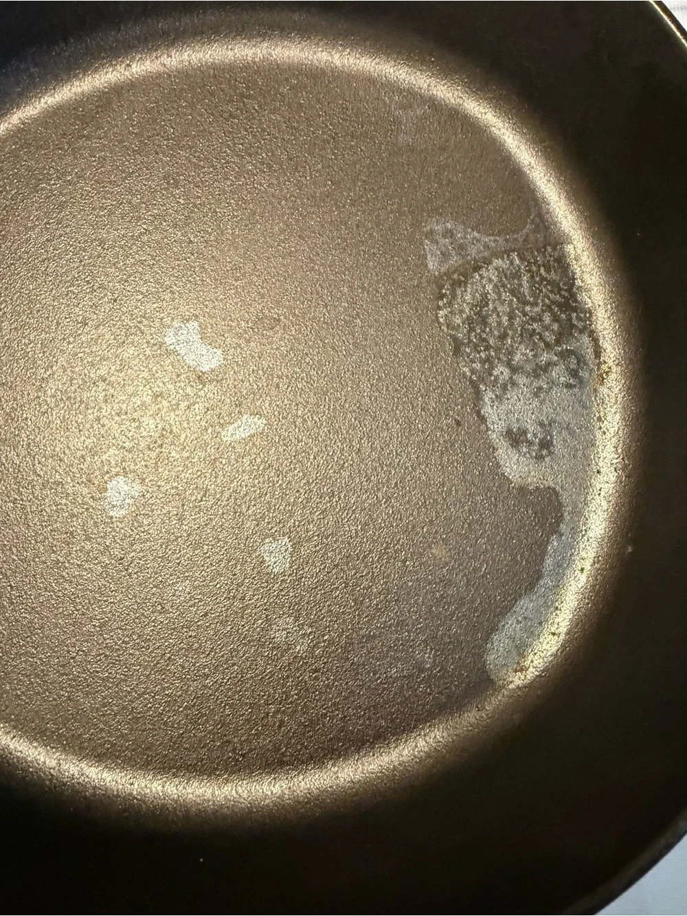 The Pampered Chef Black Cast Iron Fry Pan Skillet with Dual Handles, 12”